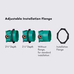 Hansgrohe Rough  iBox Universal Plus with Service Stops  ""  01850181