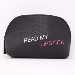 Mac Read My Lipstick Cosmetic Bag / New