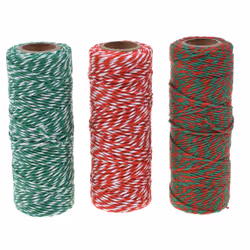 Cosmos Gift Twine String Cotton Baker's Twine Cotton Cord Crafts Gift Twine String Xmas Easter Baking Git Wrapping DIY Twine ...