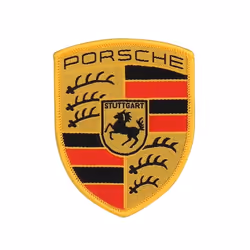 Porsche Crest SewOn Badge