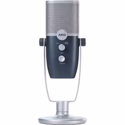 AKG Pro Audio Ara Professional USB-C Condenser Microphone, Dual Pattern Audio Capture Modes for Podcasting, Video Blogging, G ...