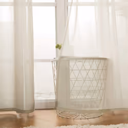MIULEE 2 Panels Solid Color Dark Purple Sheer Curtains Elegant Grommet Window Voile Panels/Drapes/Treatment for Bedroom Living Room (54X90 Inch)