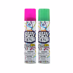 The Original Silly String! Silly String 2 pack  Assorted Colors  3 oz Large Can - The Only Real Party in a Can! Be Silly! Shoots over 15ft!