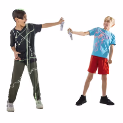 The Original Silly String! Silly String 2 pack  Assorted Colors  3 oz Large Can - The Only Real Party in a Can! Be Silly! Shoots over 15ft!