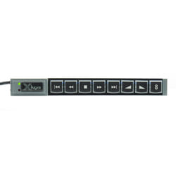 P&I Engineering XK-8 keyboard USB Black, Grey