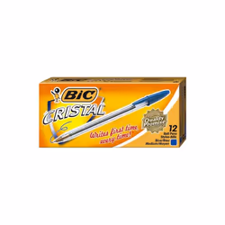 Bic BICMS11BE Bic Cristal Ballpoint Pen Blue