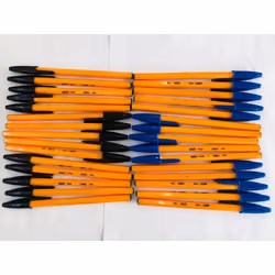 120pc BIC Orange Fine 0.8mm BALL POINT PEN 60pc BLACK & 60pc BLUE