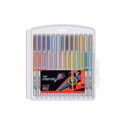 BIC Intensity Fashion Permanent Marker, Ultra Fine Point, Assorted Colors, 26 Count