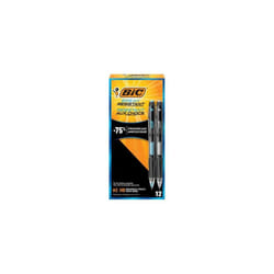 BIC BICMV7PR11 0.7 mm Break Resistant Mechanical Pencils with Erasers - Black Lead - Assorted Barrel Colors - Pack of 12