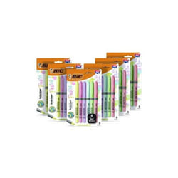 BIC BICGBLD36EAST Brite Liner Grip Pocket Chisel Tip Highlighter, Assorted Color - Pack of 36