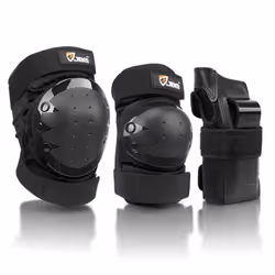 JBM Adult & Kids Knee Pads Elbow Pads and Wrist Guards for Inline Skating Roller Skating Skateboarding Scootering