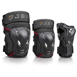 JBM Youth 7-16 Years Bike Knee Pads and Elbow Pads with Wrist Guards P