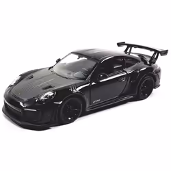 Kinsmart 2010 Porsche 911 GT2 RS Triple Black 1/36 Scale Diecast Metal