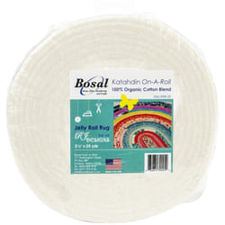 Bosal Katahdin Batting On-A-Roll  Summer 3 oz  2-1/2 inch by 25 yards  100% Organic Cotton (1 Roll) Off-White