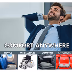 ComfiLife Gel Enhanced Seat Cushion,NonSlip Orthopedic Gel,Memory Foam