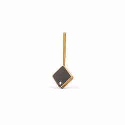Gingko Design Mi Square Pocket Bluetooth Speaker, 4 cm, 3 W, 4 Ω, Wireless, Mono portable speaker, Black, Wood