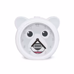 ZAZU Bobby, Digital alarm clock, Round, White, Analog, Battery, AAA