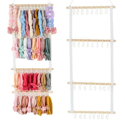 Bow Holder for Girls Hair Bows  Bow Organizer for Girls  Headband Holder for Baby Girl  Headband Organizer for Girls  Bow holder for baby girl (White0