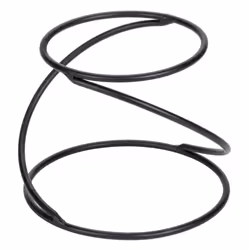 American Metalcraft LWUS779 Wrought Iron Single-Shelf Contempo Swirl Pizza Stand  7-Inch  Black