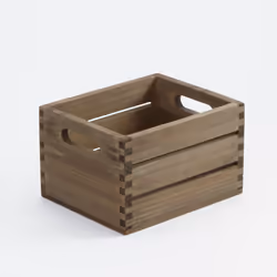 American Metalcraft WCV7 Wood Caddy 7 1/2"""" 7"""" Vintage