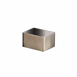 American Metalcraft SSPH4 Stainless Steel Rectangular Sugar Packet Holder 2.75"""""""" L x 3.25"""""""" W Satin Finish Si ...