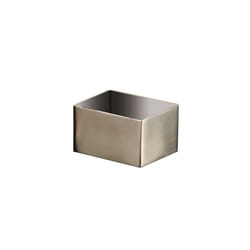 American Metalcraft SSPH4 Stainless Steel Rectangular Sugar Packet Holder  2.75"""""""" L x 3.25"""""""" W  Satin Finish   Silver
