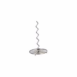 American Metalcraft ORHC1 5-1/4 x 9 Round Stainless Steel Onion Ring Spindle Silver