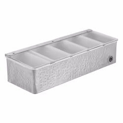 American Metalcraft HMCD5 Condiment Holders  6.4"""" Length x 4"""" Width  Silver