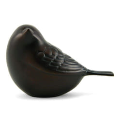 OneWorld Memorials Songbird Bronze Memorial Keepsake Urns - Extra Small - Holds Up to 5 Cubic Inches of Ashes - Antique Bronze Cremation Keepsake for