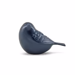 OneWorld Memorials Songbird Bronze Keepsake Urns - Extra Small - Holds Up to 5 Cubic Inches of Ashes - Frost Blue Keepsake fo ...