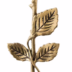 OneWorld Memorials Rose Stem Bronze Keepsake Urns - Extra Small Holds 1 Cubic Inch of Ashes - Yellow Memorials Keepsake
