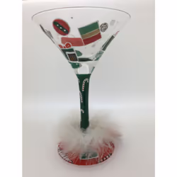 Lolita Holiday 2012  Martini Glass  Shop-A-Holiday - Wine Martini New