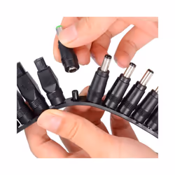 34 Tips Heads Universal Adapter AC DC Power Supply Charger Multi Laptop Notebook