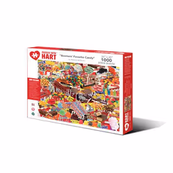 Hart Puzzles Boomers' “Favorite Candy”, 1000 pc(s), Food & drinks