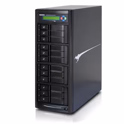 Kanguru KCLONE-11HD-TWR, HDD/SSD duplicator, 11 copies, SATA, Black, Compare, Copy, 6 GB/min