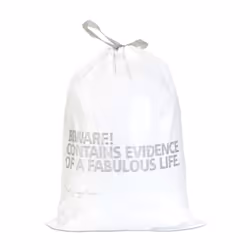 Brabantia PerfectFit Trash Bags (Size H / 13.2-15.8 Gallon) High Quality Thick Plastic Trash Can Liners with Tie Tape Drawstring Handles (10