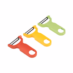 Potato Peelers (set of 3) with Steel Blade. Vegetable Peeler. Veg Peeler. Potato Peelers for Kitchen. Light Speed Peeler. App ...