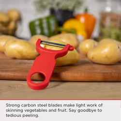 Potato Peelers (set of 3) with Steel Blade. Vegetable Peeler. Veg Peeler. Potato Peelers for Kitchen. Light Speed Peeler. Apple Peeler â 3 Year Kuhn