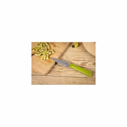 Colori+ Classic 2-Piece Paring Knife and Utility Knife Set with Safety Sheaths, Green