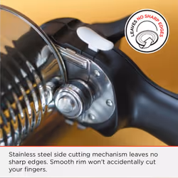 Can Opener with Lid-Lifting Pincers, Tin Opener with Stainless Steel Blade. Tin Openers for Arthritis Hands. Can Openers That Work â 3 Year Kuhn