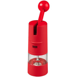 Kuhn Rikon Adjustable Ratchet Grinder with Ceramic Mechanism for Salt, Pepper and Spices, Red