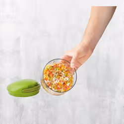 KUHN RIKON Pull Chop manual food chopper Green, Transparent