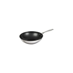 KUHN RIKON Allround Oven-Safe Induction Non-Stick Wok, 24 cm, Stainless Steel, Silver
