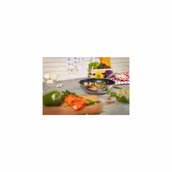 KUHN RIKON Allround Oven-Safe Induction Non-Stick Wok, 24 cm, Stainless Steel, Silver