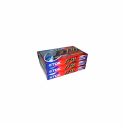 TDK Dynamic Performance D120 High Output IEC I / Type I - 3 Pack Audio Cassette Tapes