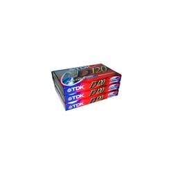 TDK Dynamic Performance D120 High Output IEC I / Type I - 3 Pack Audio Cassette Tapes