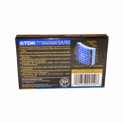 TDK SA 90 High Bias Ultimate CD Performance Blank Audio Cassettes  4 Pack