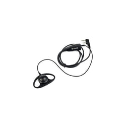 K316 Walkie Talkie Earpiece 2 Pin D Shape Soft Earhook Headset Radio Earpiece Compatible with Two Way Radio RT24 RT22 RT27 RT28 RT617 RT618 RT619