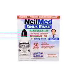 NeilMed, The Original & Patented Sinus Rinse Kit, 50 Premixed Packets, 1 Kit