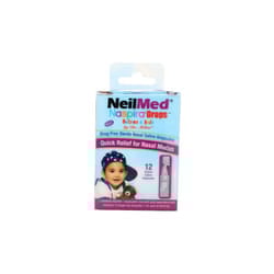 NeilMed, Naspira Drops, Babies & Kids, 12 Sterile Saline Ampoules, 1ml